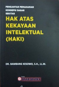 Image of Pengantar pemahaman konsepsi dasar sekitar hak atas kekayaan intelektual (HAKI)