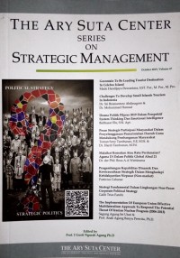 Image of The Ary Suta Center series on Strategic Management : Oktober 2019, Vol. 47