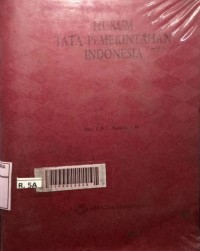 Image of Hukum tata pemerintahan Indonesia