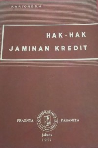 Image of Hak-hak jaminan kredit