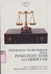 Image of Penerapan Teori Hukum pada Penelitian Tesis dan Disertasi