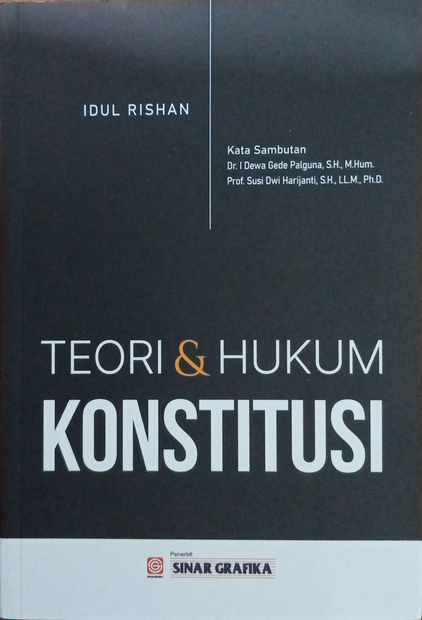 Teori & hukum konstitusi