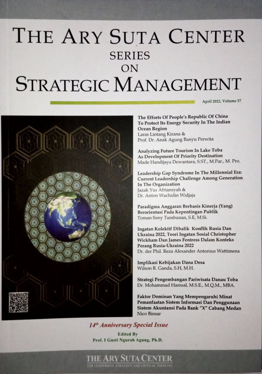 The Ary Suta Center series on Strategic Management : April 2022, Vol. 57