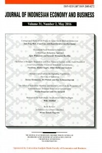 Image of Journal of Indonesian Economy and Business (JIEB)