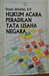 Image of Hukum acara peradilan tata usaha negara