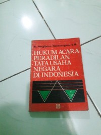 Image of Hukum acara peradilan tata usaha negara di Indonesia
