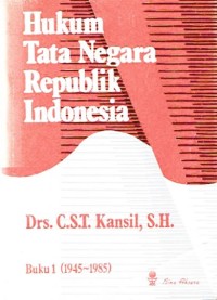 Image of Hukum tata negara Republik Indonesia (1)