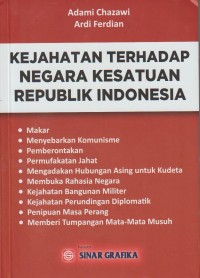 Image of Kejahatan terhadap Negara Kesatuan Republik Indonesia