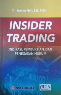Image of Insider trading indikasi, pembuktian, dan penegakan hukum