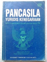 Image of Pendidikan Pancasila (Pancasila yuridis kenegaraan)  ~  FH