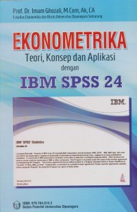 Image of Ekonometrika: Teori, Konsep, dan Aplikasi dengan IBM SPSS 24