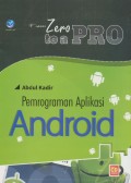 From Zero to a Pro; Pemrograman Aplikasi Android