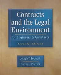Image of Contracts and the Legal Environment for Engineers & Architects