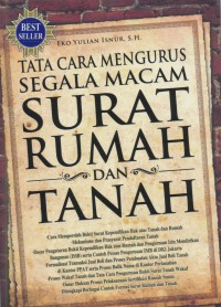 Image of Tata Cara Mengurus Segala Macam Surat Rumah dan Tanah