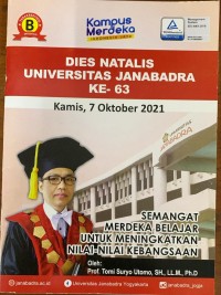 Laporan Rektor Dies Natalis Universitas Janabadra ke-63 