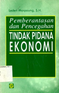 Image of Pemberantasan pencegahan tindak pidana ekonomi