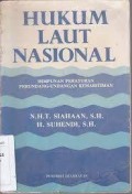 Hukum laut nasional; himpunan peraturan perundang-undangan kemaritiman