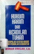 Hukum hakim dan keadilan Tuhan