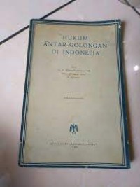 Image of Hukum antargolongan di Indonesia