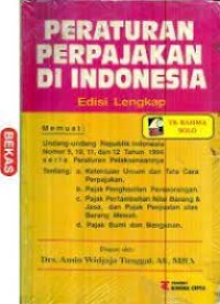 Peraturan perpajakan di Indonesia