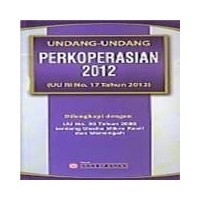 Image of Undang-Undang Perkoperasian 2012