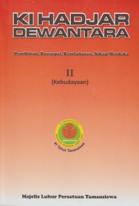 Image of KI HADJAR DEWANTARA II (Kebudayaan)