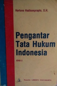 Image of Pengantar tata hukum Indonesia