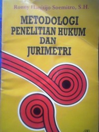 Image of Metodologi penelitian hukum dan jurimetri