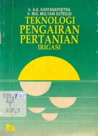 Image of Teknologi pengairan pertanian (irigasi)